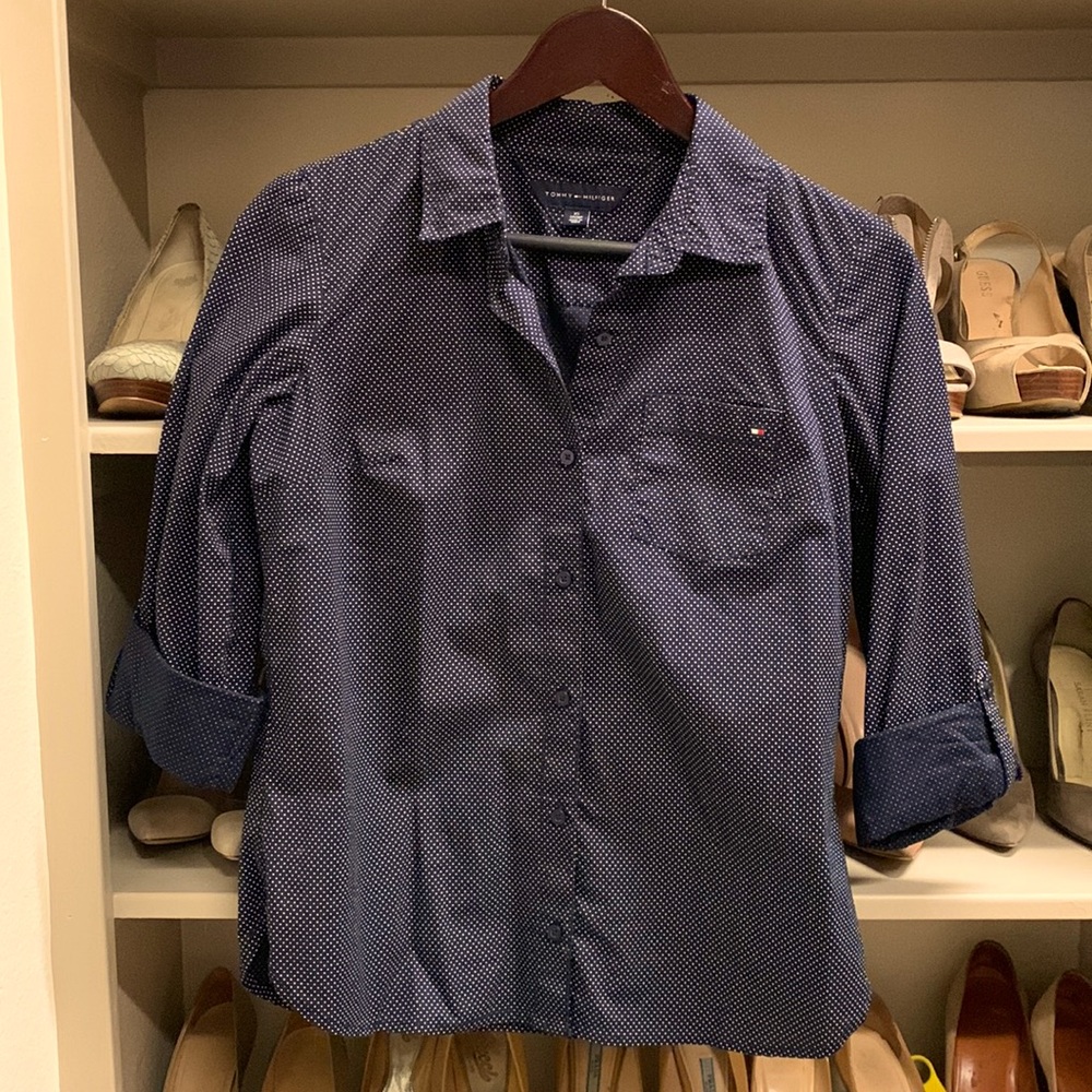 Tommy Hilfiger dotted shirt XS
